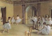 Edgar Degas, Dance Class at the Opera (mk09)